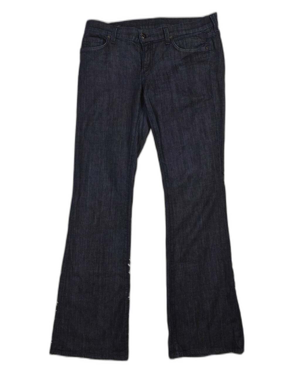 Citizens Of Humanity Womens Ingrid Low Rise Flare Jeans Dark Indigo Size 32